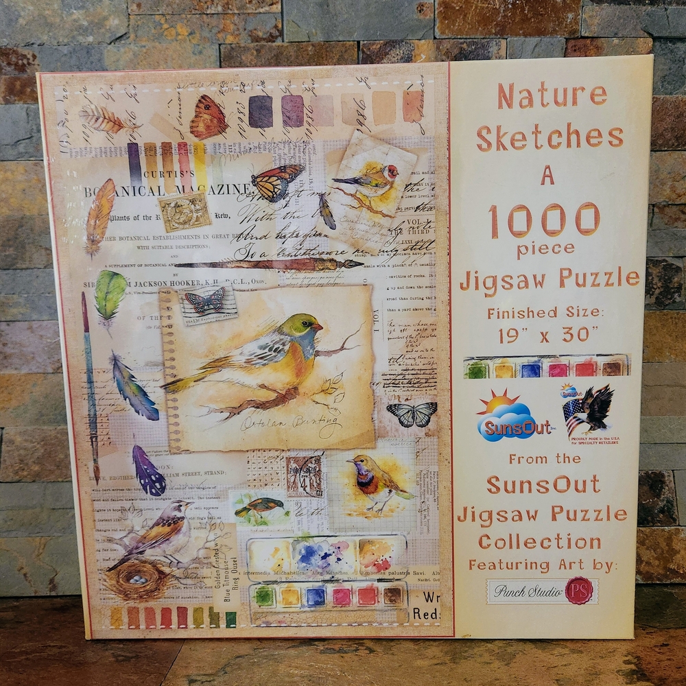 Bird-Themed Jigsaw Puzzle - Multicolor